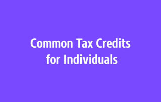 Common Tax Credits for Individuals