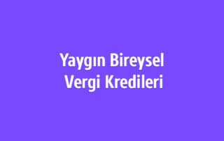 Yaygın Bireysel Vergi Kredileri